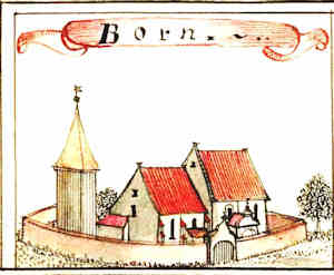 Born - Kościół, widok ogólny